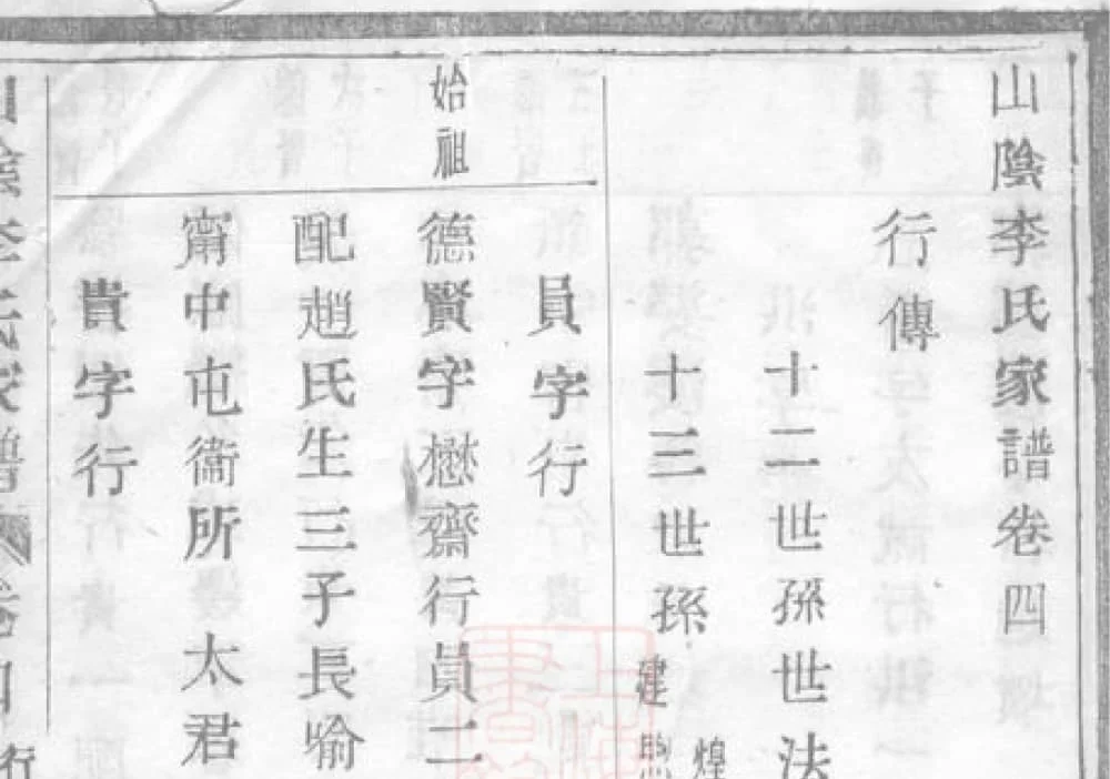 浙江绍兴山阴李氏家谱（永思堂）电子版PDF下载-中华家谱网