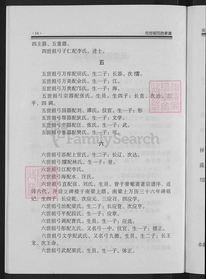 图片[5]-山西原平市张村弓氏族谱PDF下载-中华家谱网