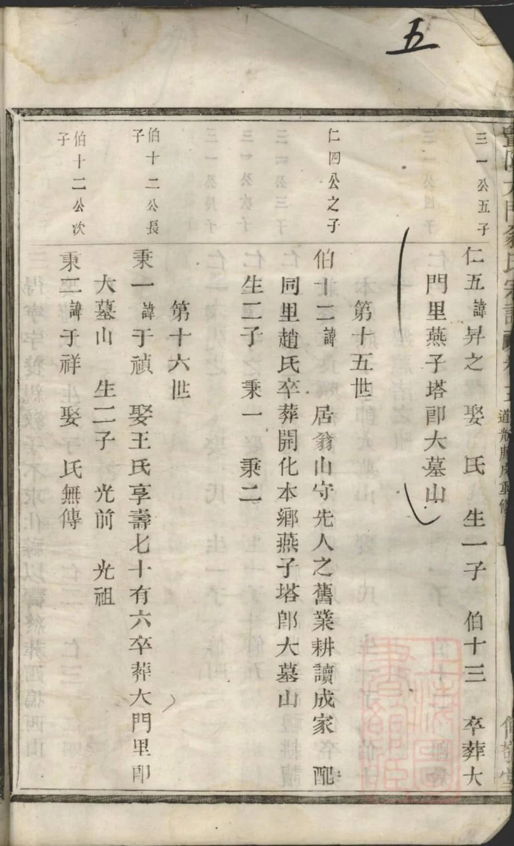 图片[8]-浙江诸暨暨阳大门翁氏宗谱（修敬堂）电子版PDF下载-中华家谱网