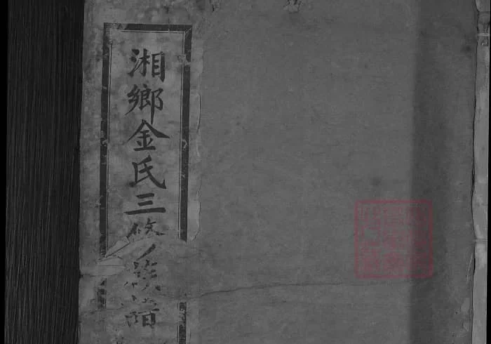 湖南湘乡金氏三修族谱（华渚堂）电子版PDF下载-中华家谱网