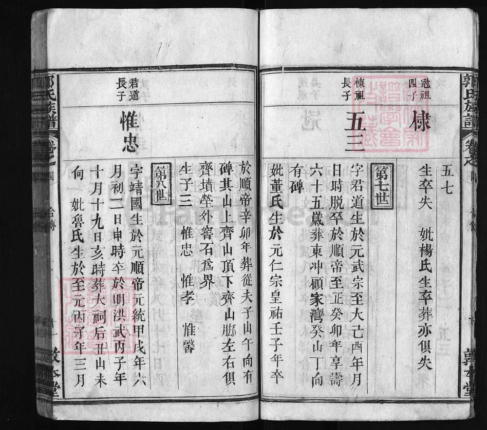图片[7]-湖北黄冈浠水郭氏四修族谱（敦本堂）电子版PDF下载-中华家谱网