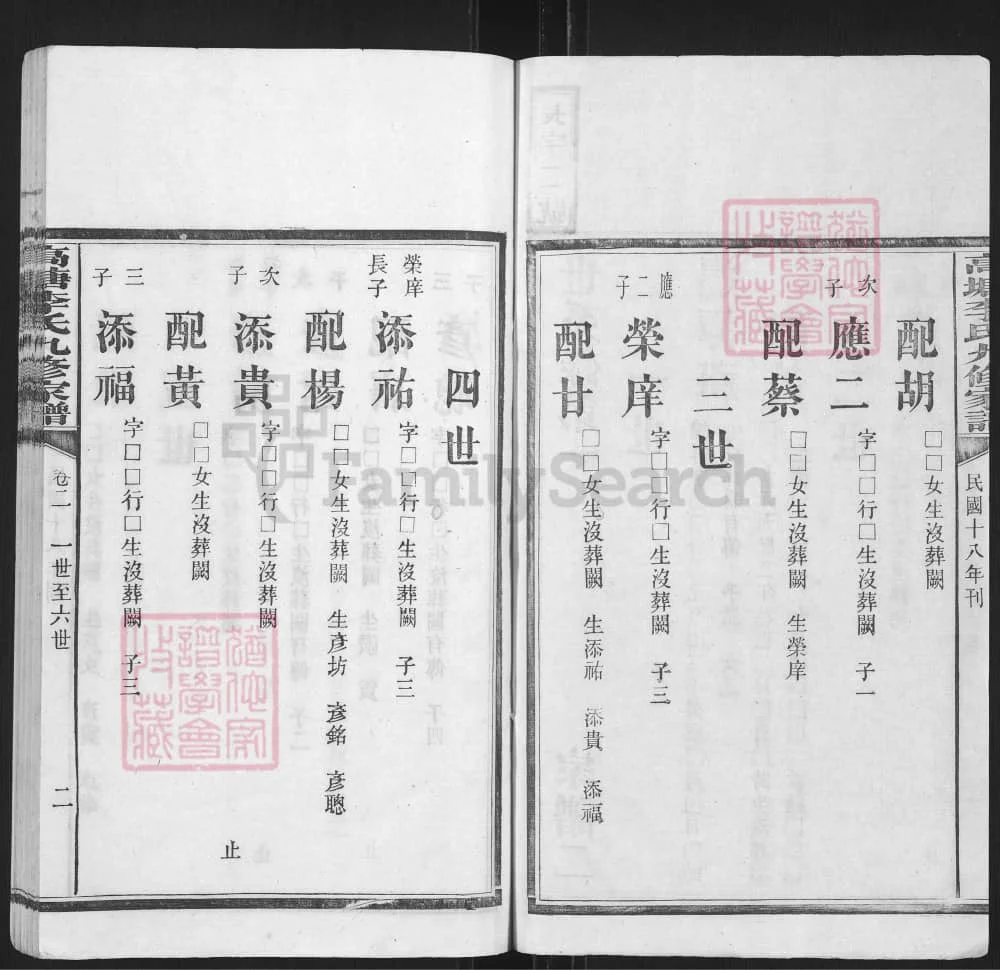 图片[7]-湖南湘潭高塘李氏九修家谱电子版PDF下载-中华家谱网