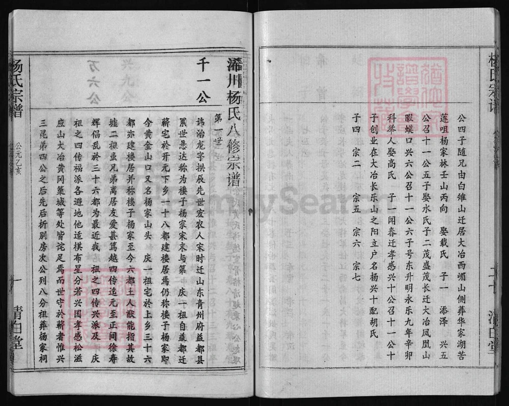 图片[5]-湖北黄冈杨氏八修宗谱（清白堂）电子版PDF下载-中华家谱网