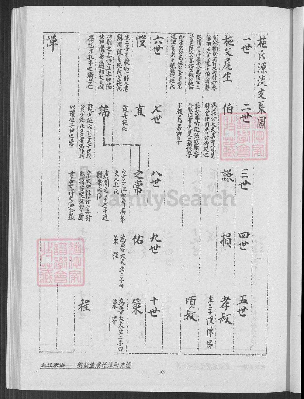 图片[6]-江苏宿迁沭阳施氏家谱徽歙渔梁迁沭阳支谱电子版PDF下载-中华家谱网