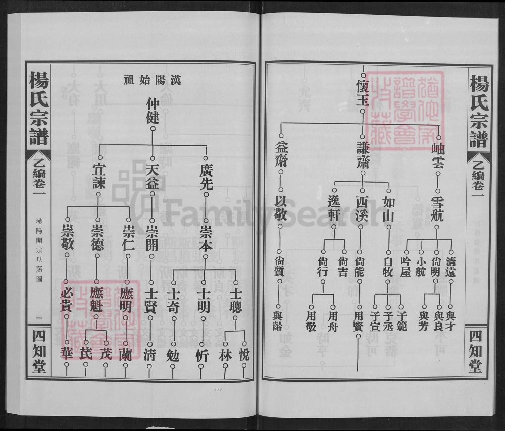 图片[8]-湖北武汉汉阳杨氏宗谱（四知堂）电子版PDF下载-中华家谱网