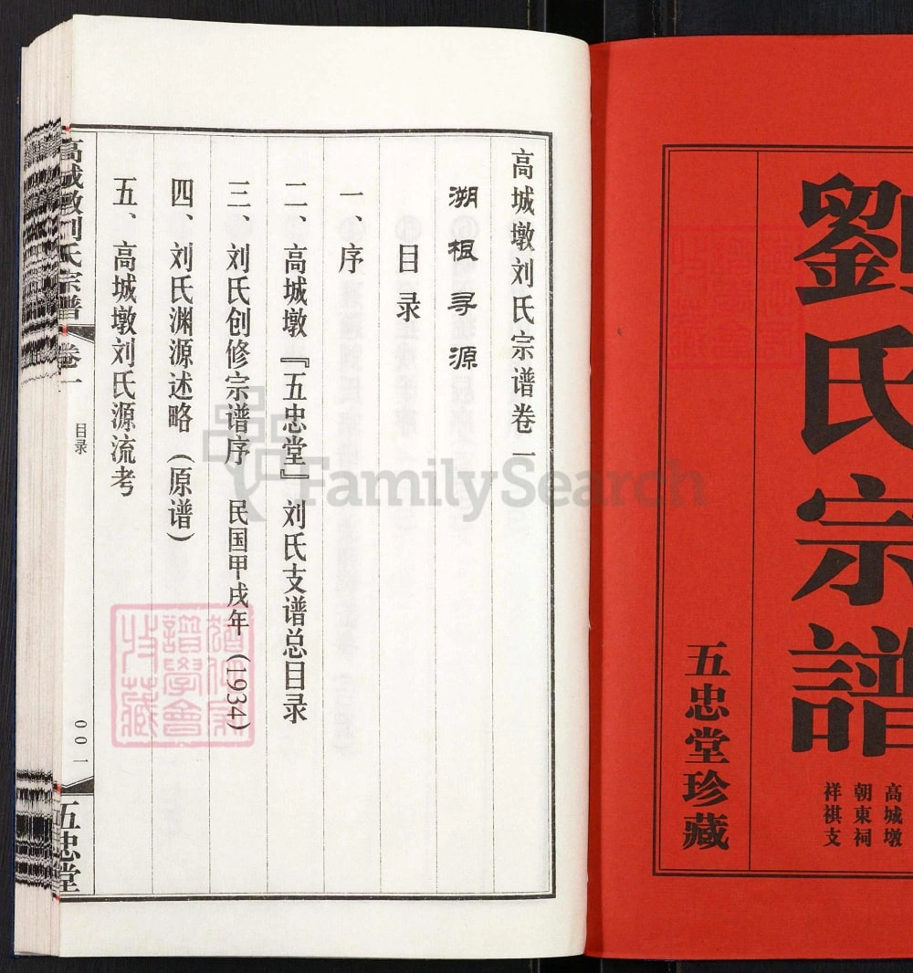 图片[2]-江苏江阴高城墩刘氏宗谱（五忠堂）电子版PDF下载-中华家谱网