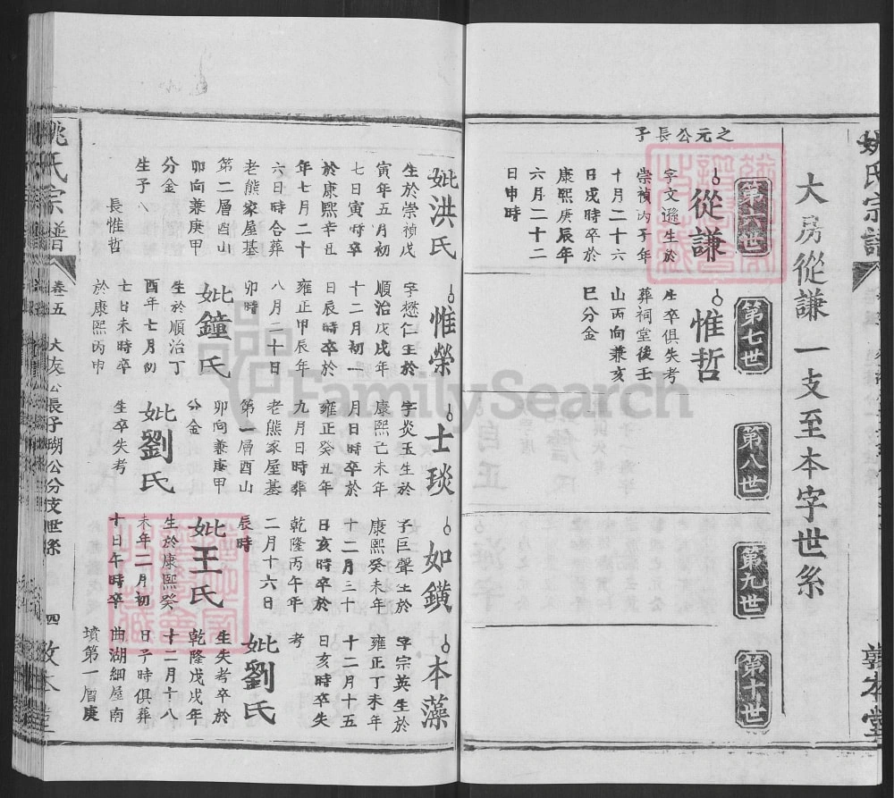 图片[8]-湖北武汉新洲区姚氏家乘（敦本堂）电子版PDF下载-中华家谱网