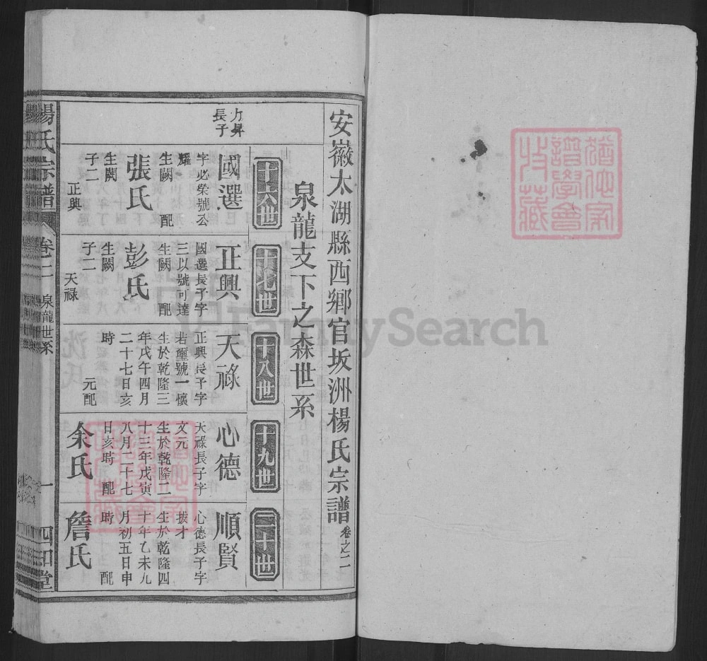 图片[8]-安徽安庆太湖县杨氏宗谱（四知堂）电子版PDF下载-中华家谱网