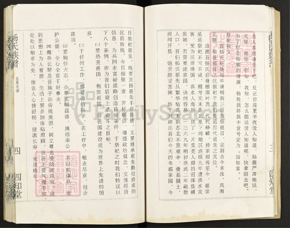 图片[6]-江苏盐城杨氏族谱东夏支谱（四知堂）电子版PDF下载-中华家谱网