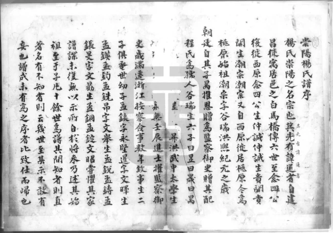 湖北咸宁崇阳杨氏族谱-中华家谱网