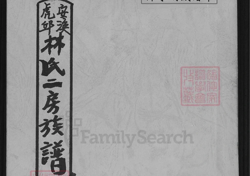 台湾台北安溪虎丘林氏二房族谱电子版PDF下载-中华家谱网