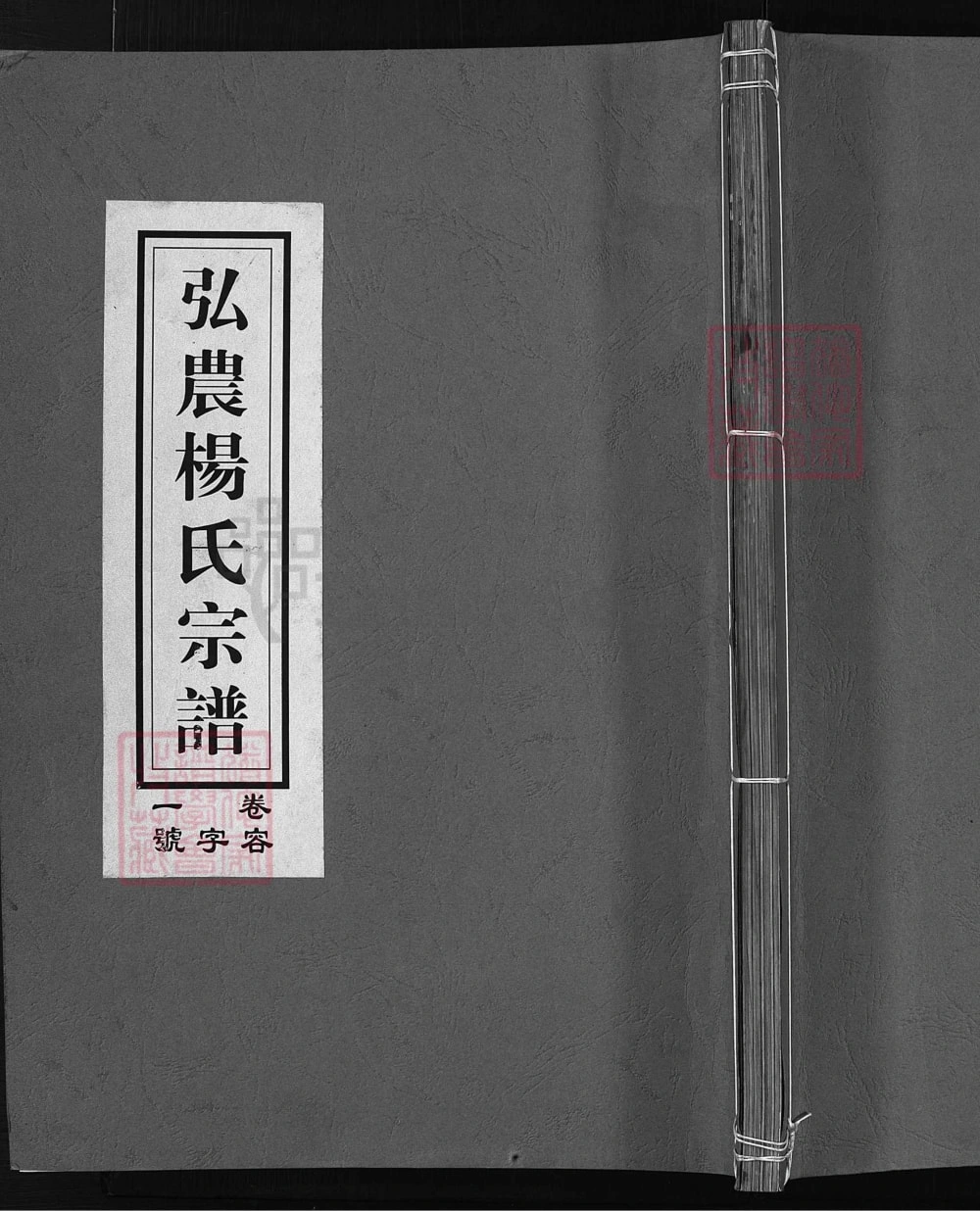 图片[1]-浙江兰溪弘农杨氏宗谱（清白堂）电子版PDF下载-中华家谱网