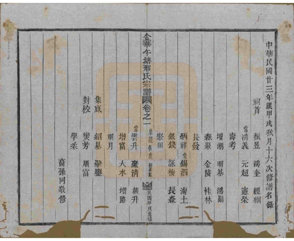 图片[4]-浙江金华午塘邢氏宗谱电子版PDF下载-中华家谱网