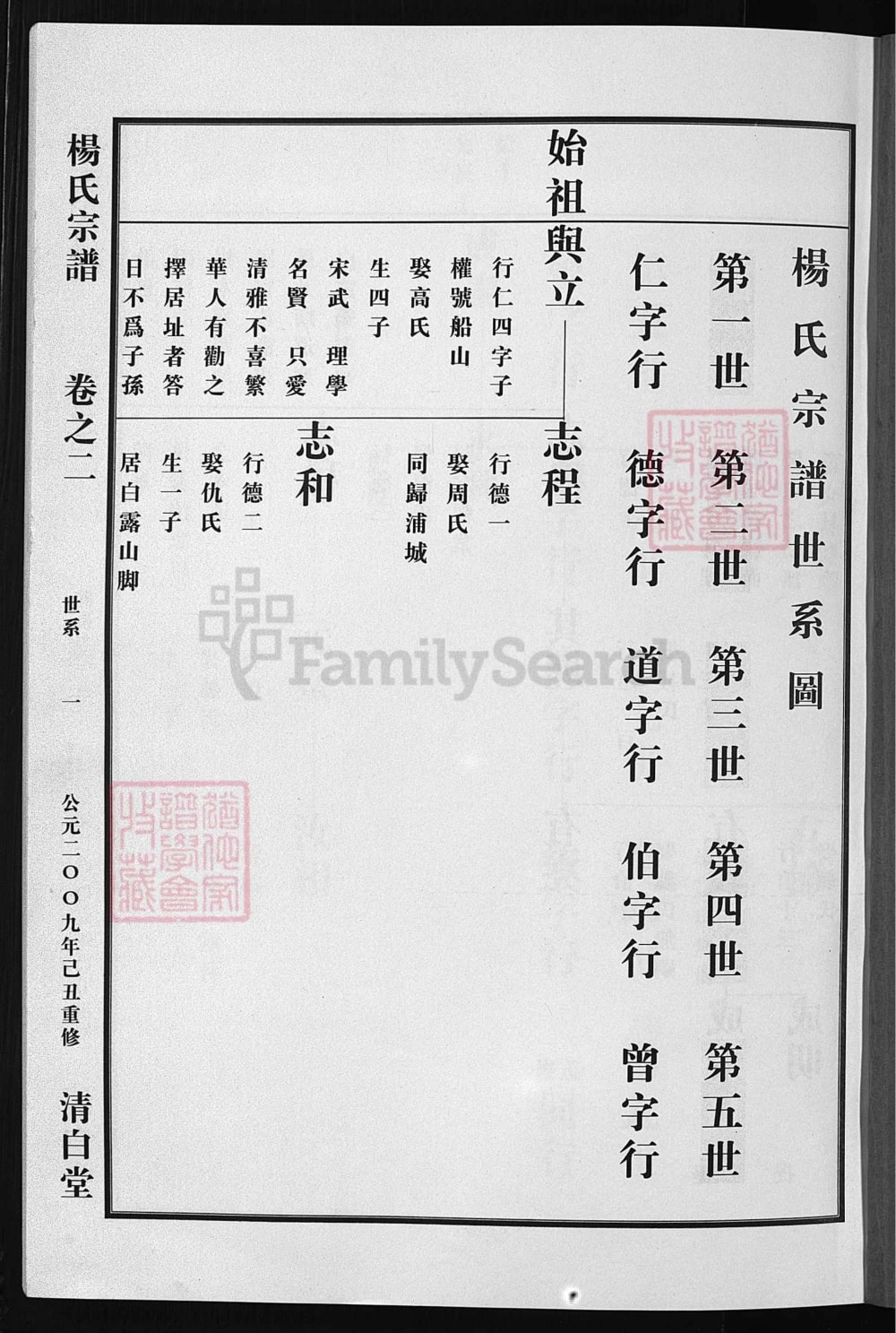 图片[5]-浙江兰溪弘农杨氏宗谱（清白堂）电子版PDF下载-中华家谱网