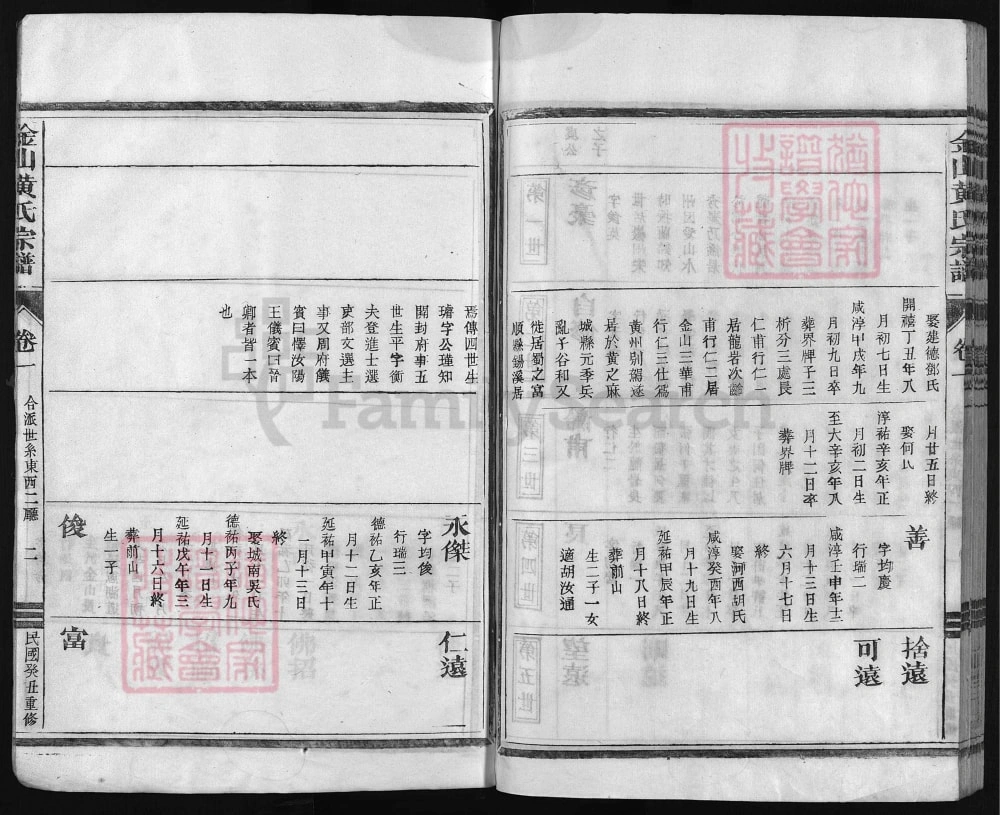 图片[5]-浙江兰溪金山黄氏宗谱电子版PDF下载-中华家谱网