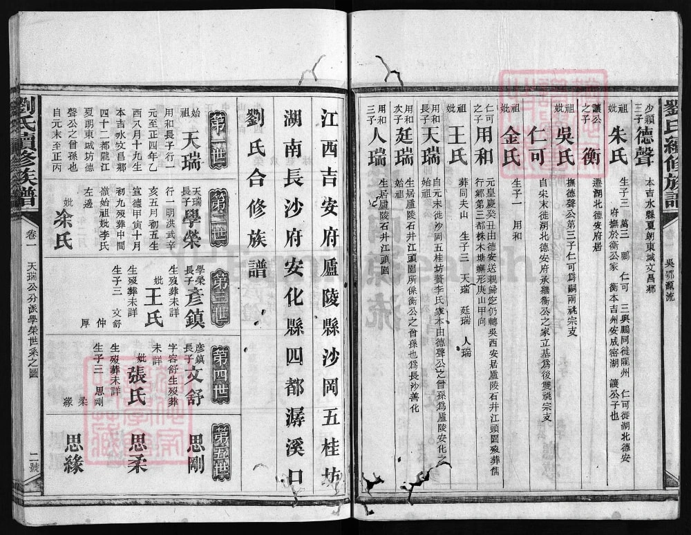 图片[5]-湖南安化四都潺溪口刘氏五修族谱（怀庆堂）电子版PDF下载-中华家谱网