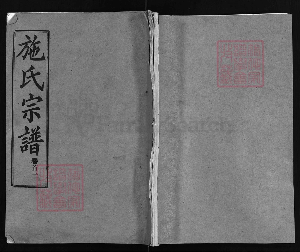 图片[1]-湖北麻城施氏宗谱（宗伯堂）电子版PDF下载-中华家谱网