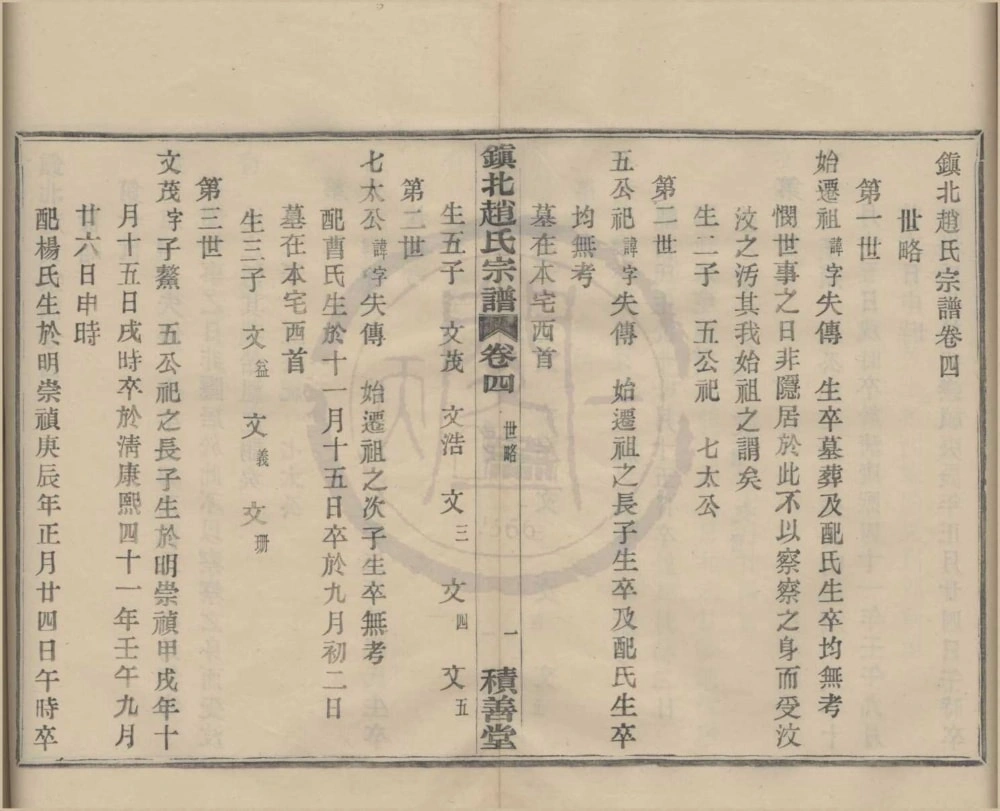 图片[5]-浙江宁波镇海区镇北赵氏宗谱（积善堂）电子版PDF下载-中华家谱网