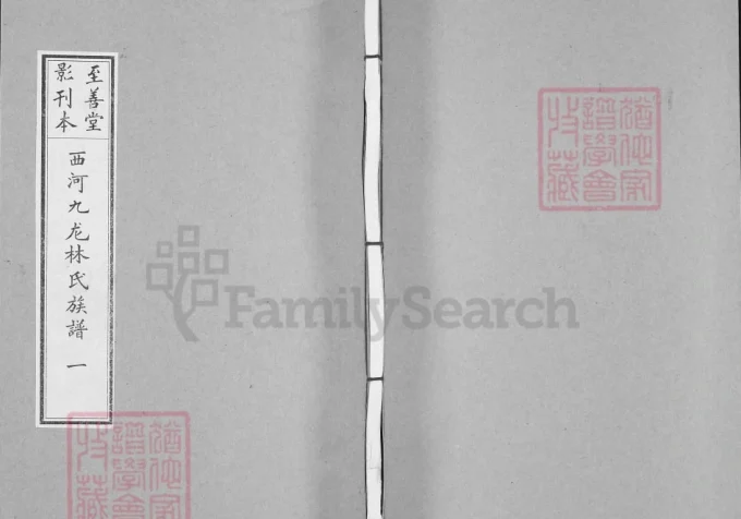 福建三明宁化西河九龙林氏族谱（至善堂）-中华家谱网