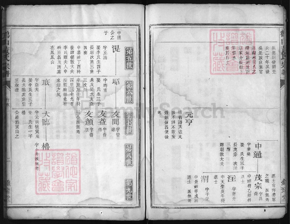 图片[6]-浙江兰溪鹤山黄氏宗谱（钟瑞堂）电子版PDF下载-中华家谱网