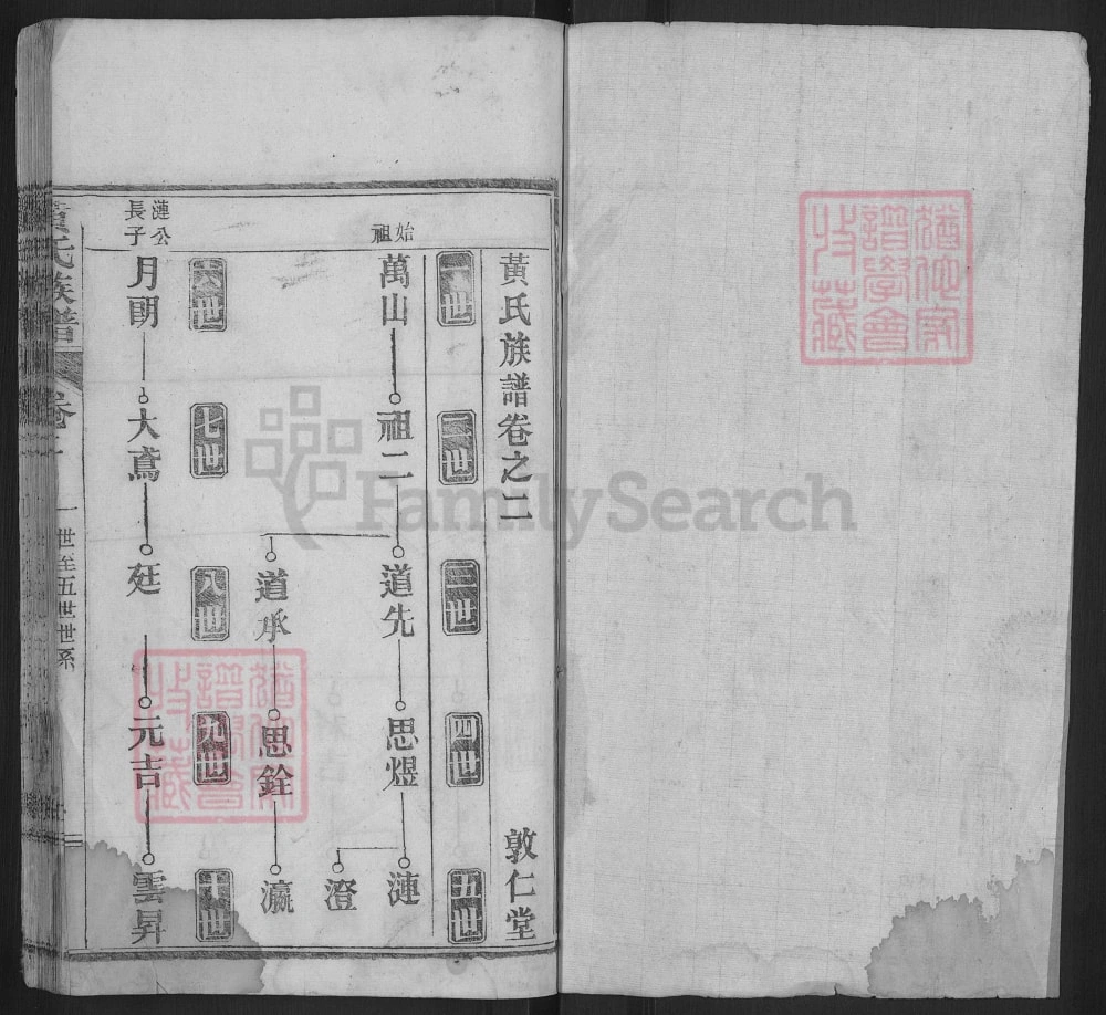 图片[5]-湖北黄冈红安黄氏族谱电子版PDF下载-中华家谱网