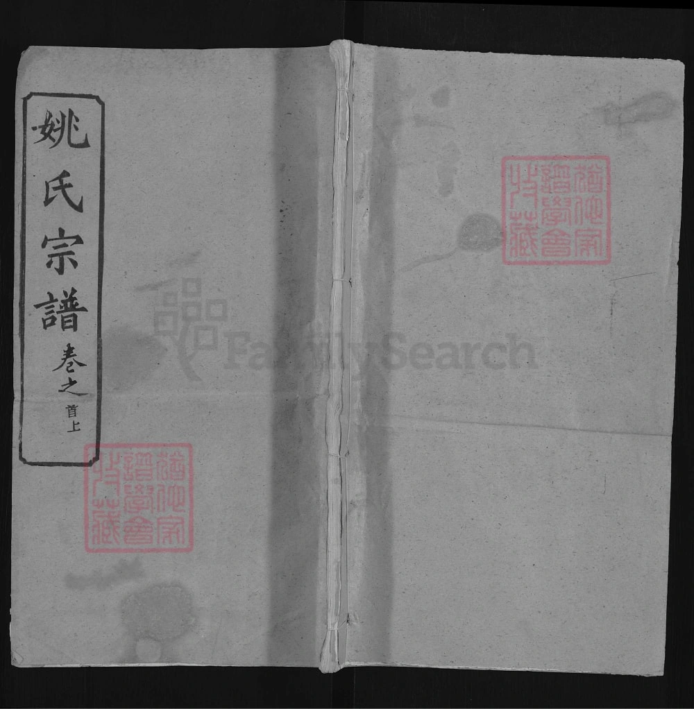 图片[1]-湖北黄冈姚氏宗谱（清俭堂）电子版PDF下载-中华家谱网