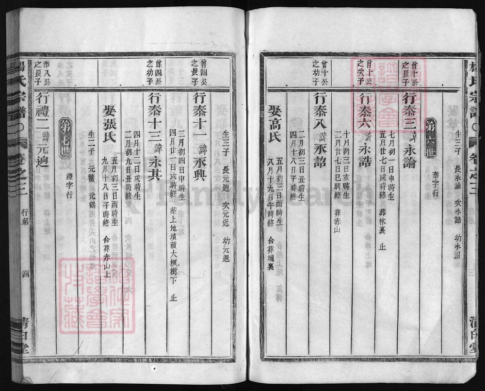 图片[8]-浙江兰溪尖峰杨氏宗谱（清白堂）电子版PDF下载-中华家谱网
