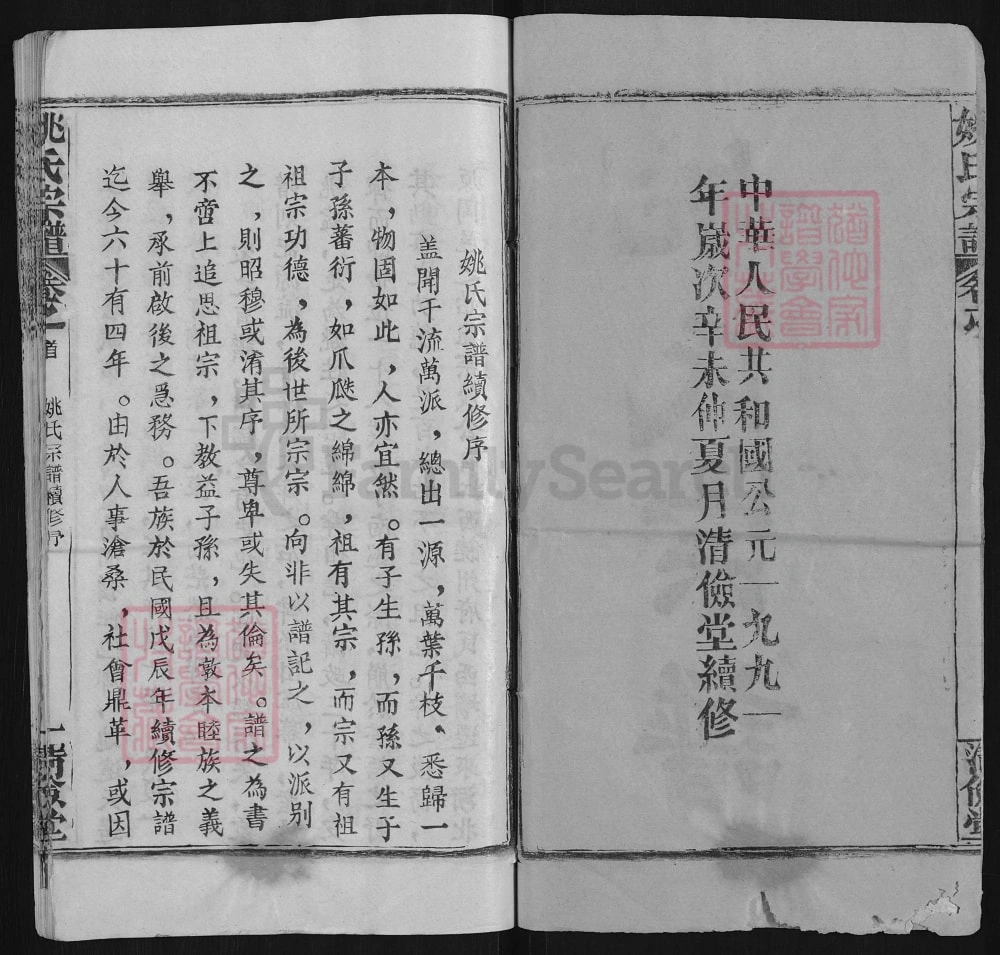 图片[2]-湖北黄冈姚氏宗谱（清俭堂）电子版PDF下载-中华家谱网