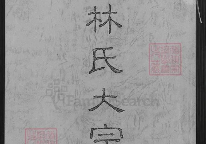 台湾桃园林氏大宗谱-中华家谱网