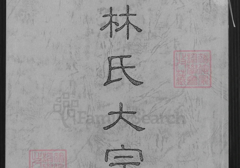 台湾桃园林氏大宗谱电子版PDF下载-中华家谱网
