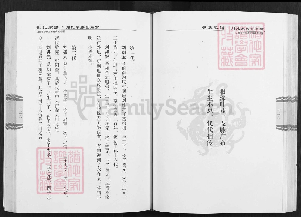 图片[5]-山西临汾汾西前南沟底村刘氏家谱电子版PDF下载-中华家谱网