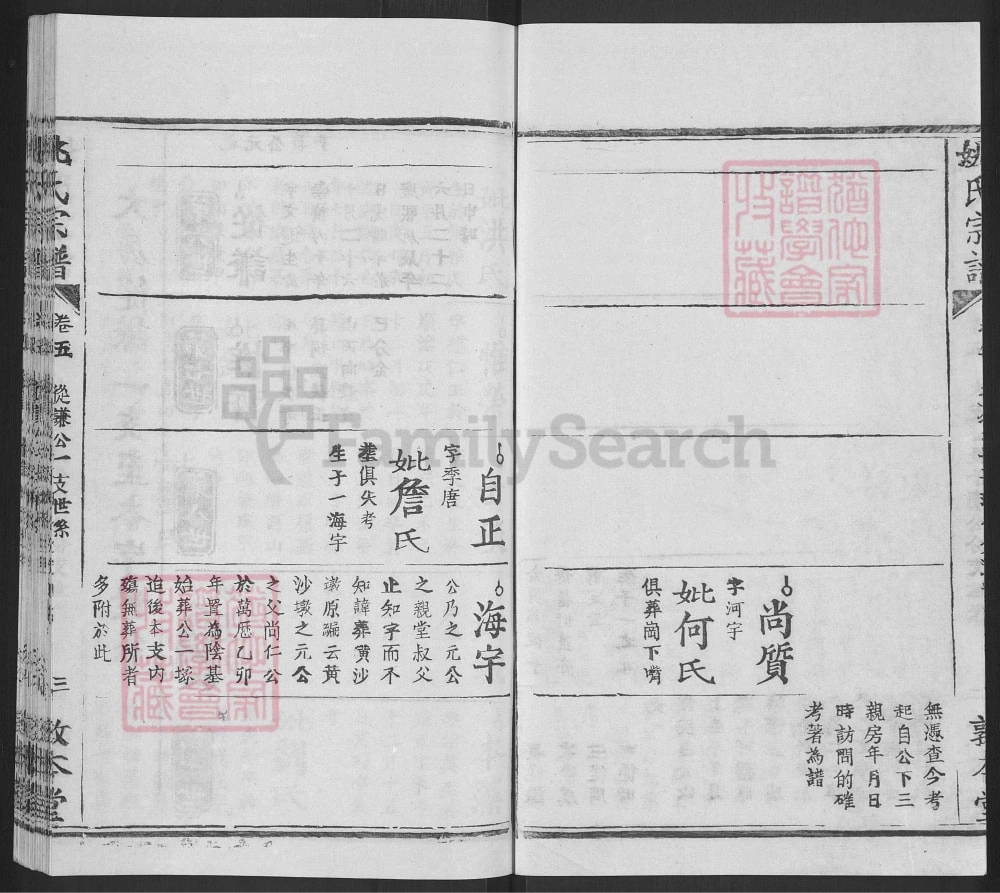 图片[7]-湖北武汉新洲区姚氏家乘（敦本堂）电子版PDF下载-中华家谱网