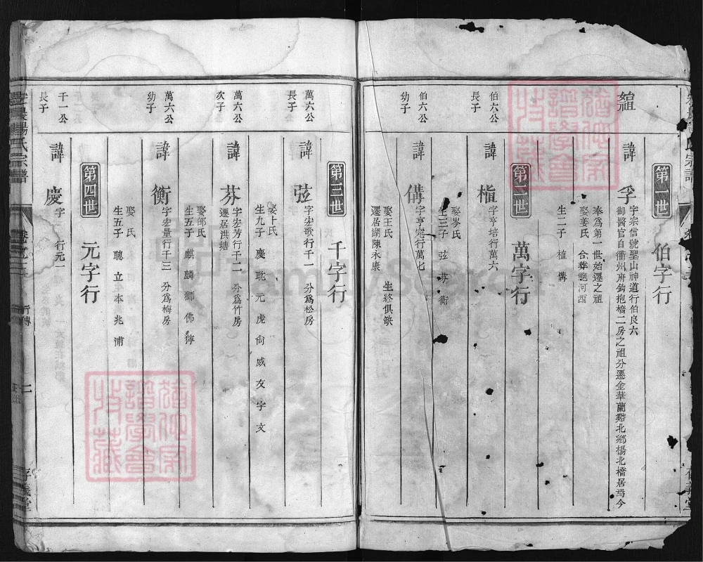 图片[4]-浙江兰溪宏农杨氏宗谱（存义堂）电子版PDF下载-中华家谱网