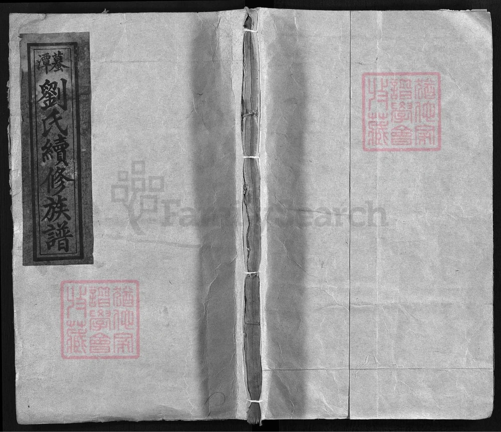 图片[1]-湖南湘乡蟇潭刘氏续修族谱电子版PDF下载-中华家谱网