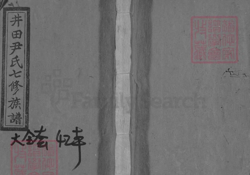 湖南邵阳仁风井田尹氏七修族谱（柏桂堂，1994年本）电子版PDF下载-中华家谱网