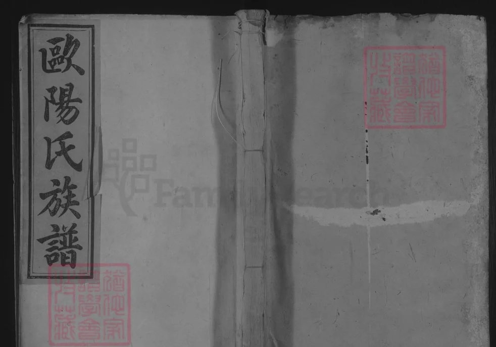 湖南邵阳隆回县绍邑连理村欧阳宗谱电子版PDF下载-中华家谱网