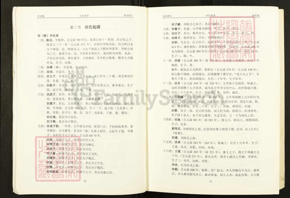 图片[1]-重庆黔江田氏族谱（紫荆堂、贫骄堂）电子版PDF下载-中华家谱网