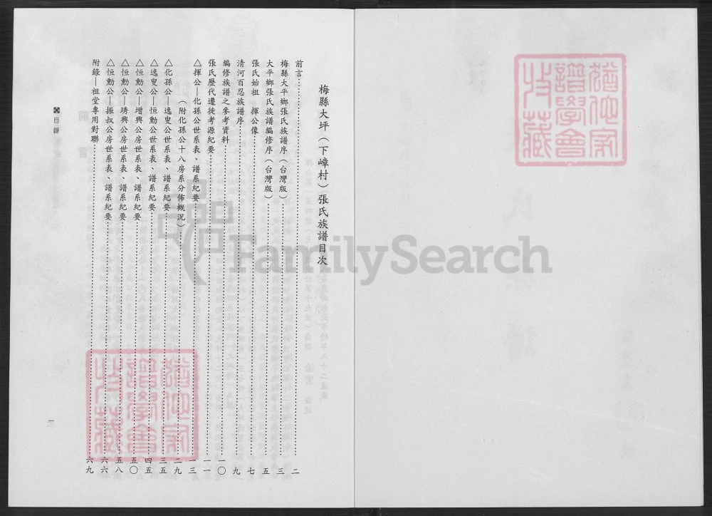图片[2]-广东梅州梅县大坪镇下嶂村张氏族谱电子版PDF下载-中华家谱网