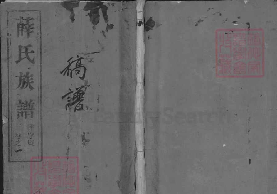 江苏扬州维扬江都薛氏重修族谱电子版PDF下载-中华家谱网