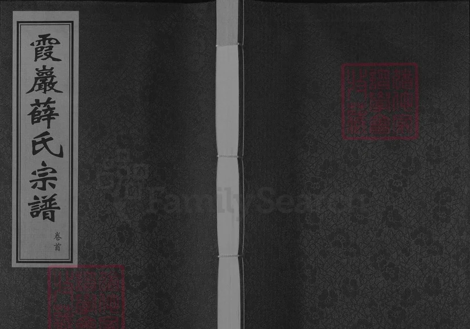 江苏常州霞岩薛氏宗谱（三凤堂）电子版PDF下载-中华家谱网
