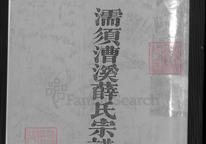安徽芜湖无为县濡须漕溪薛氏宗谱（三凤堂）-中华家谱网