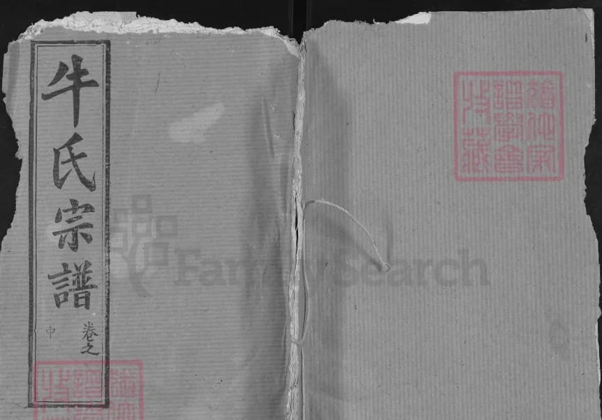 湖北武汉新洲区牛氏宗谱（崇伦堂）电子版PDF下载-中华家谱网
