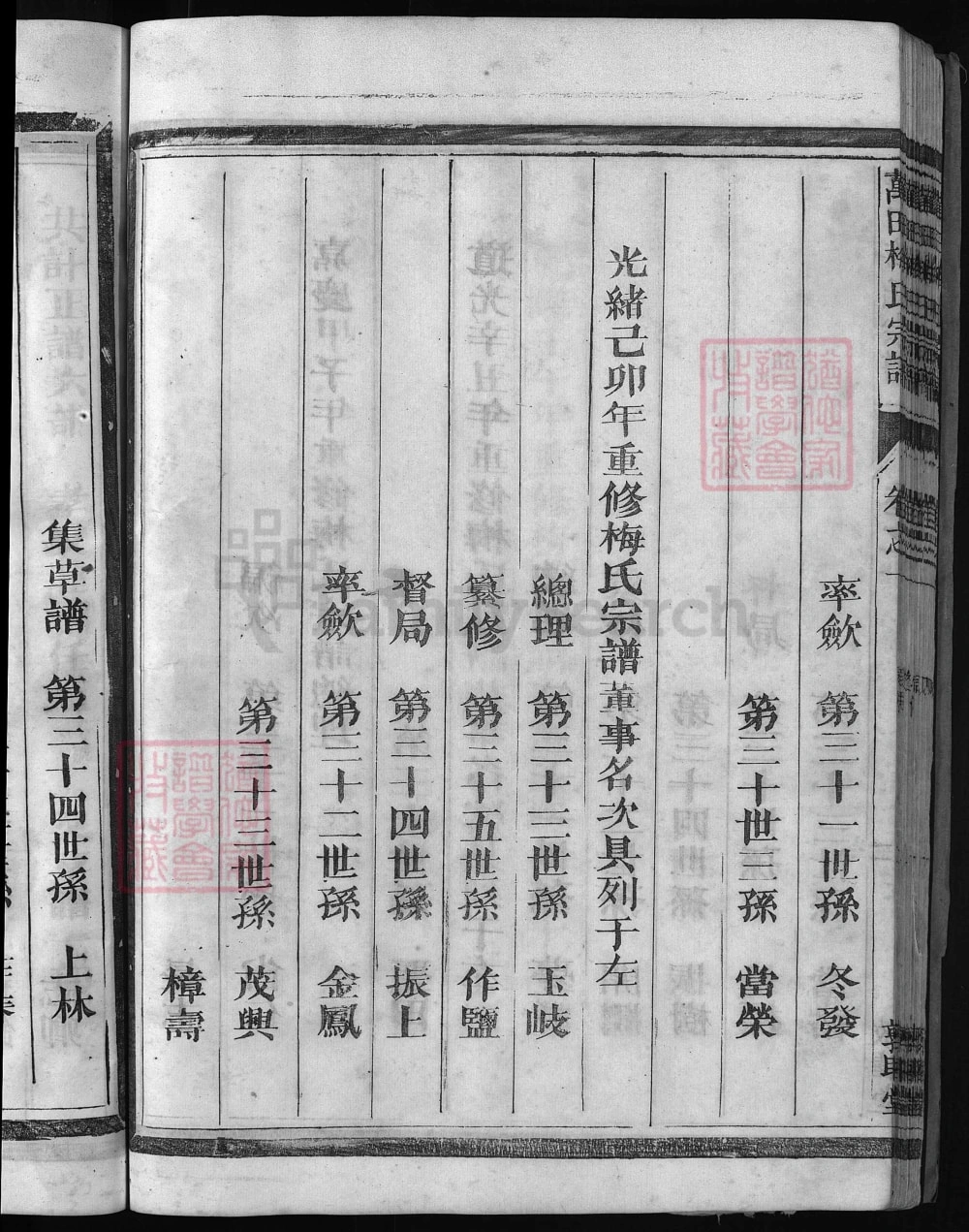 图片[4]-浙江兰溪万田梅氏宗谱（敦睦堂）电子版PDF下载-中华家谱网