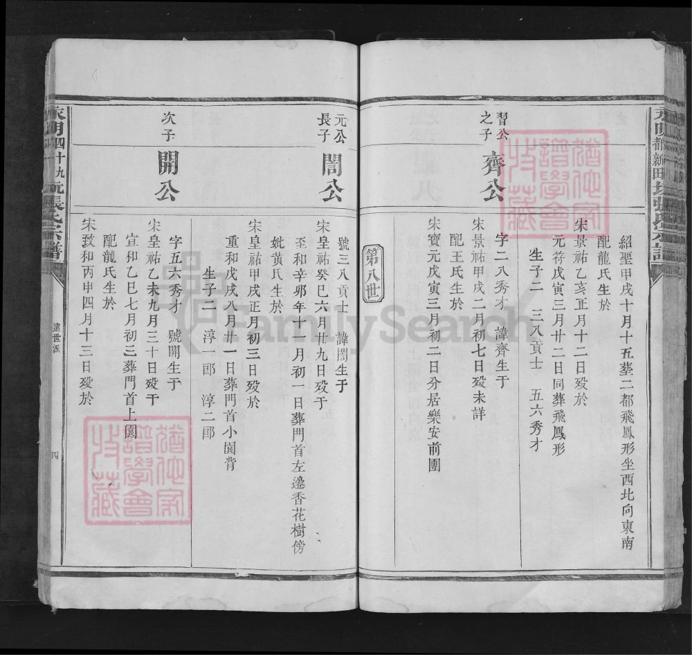 图片[7]-湖南永州江永县永明四十九都新田坑张氏宗谱电子版PDF下载-中华家谱网