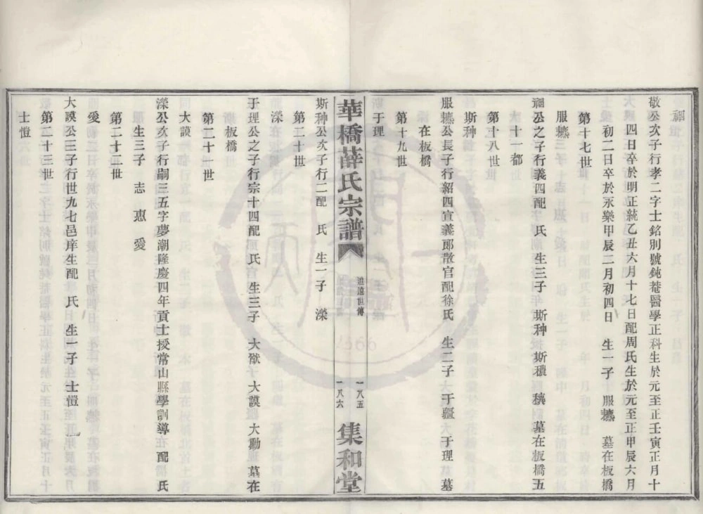 图片[8]-浙江宁波华桥薛氏宗谱（集和堂）电子版PDF下载-中华家谱网