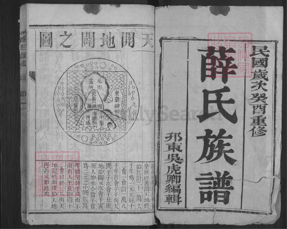 图片[2]-江苏扬州维扬江都薛氏重修族谱电子版PDF下载-中华家谱网