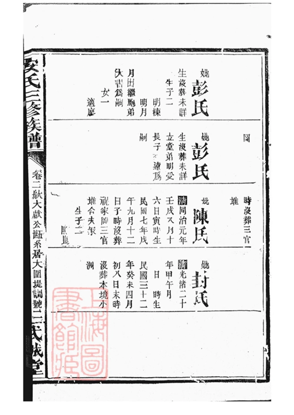 图片[4]-湖南常德汉寿县大围堤安氏三修族谱（武城堂）电子版PDF下载-中华家谱网
