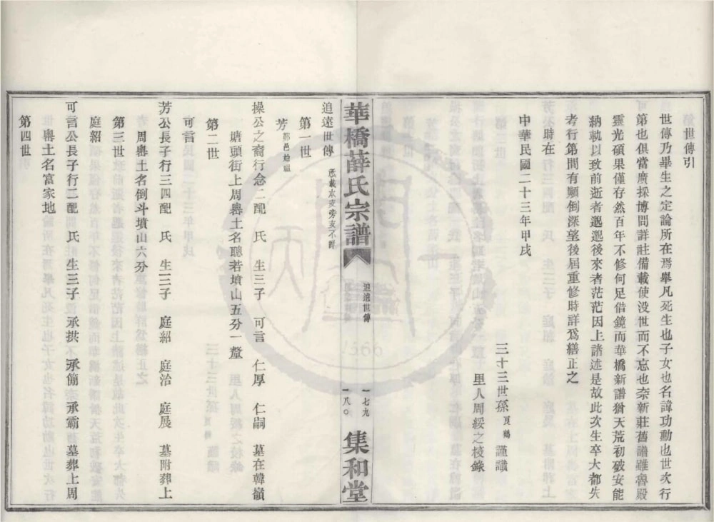 图片[5]-浙江宁波华桥薛氏宗谱（集和堂）电子版PDF下载-中华家谱网