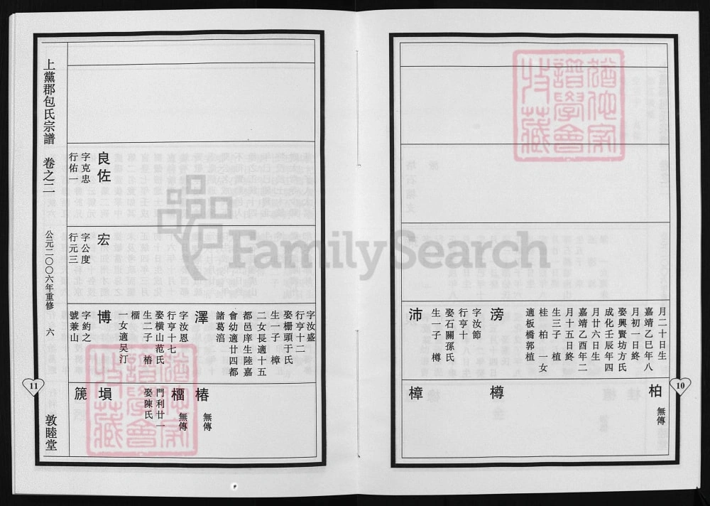 图片[7]-浙江兰溪上党郡包氏宗谱（敦睦堂）电子版PDF下载-中华家谱网