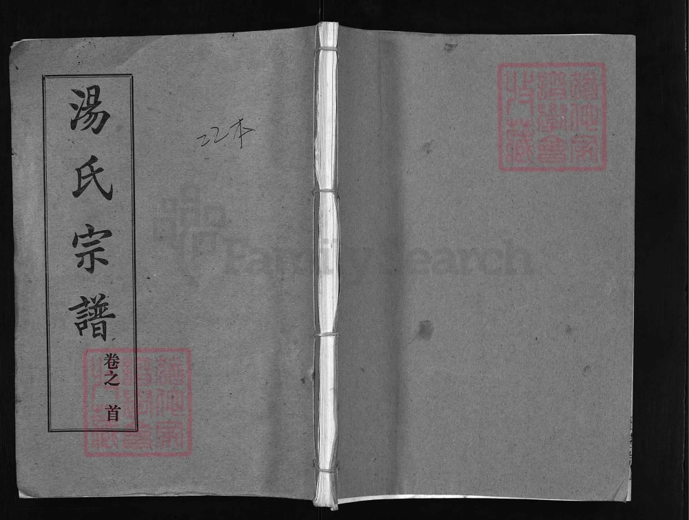 图片[1]-湖北武汉黄陂区汤氏宗谱（玉茗堂）电子版PDF下载-中华家谱网
